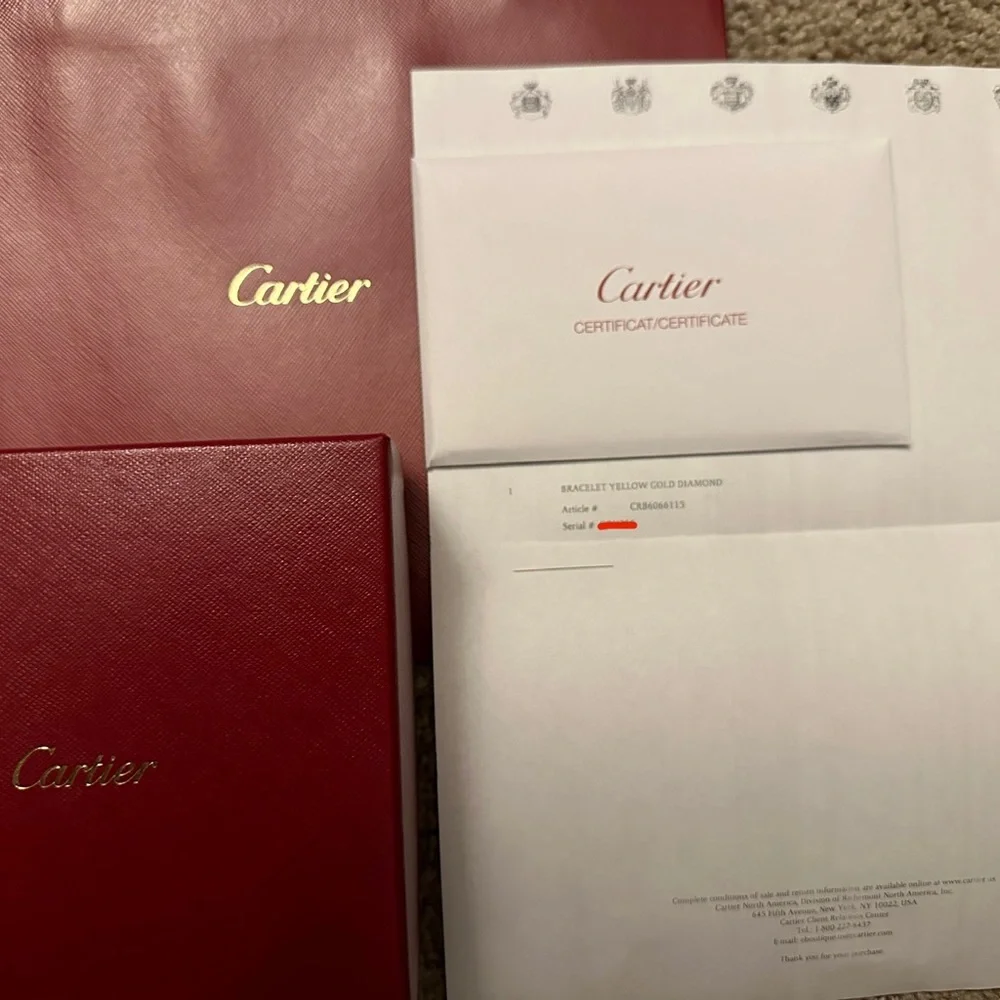 Cartier Juste Un Clou Yellow Gold with Diamonds Size 15 (SMALL MODEL) - Picture 10 of 12